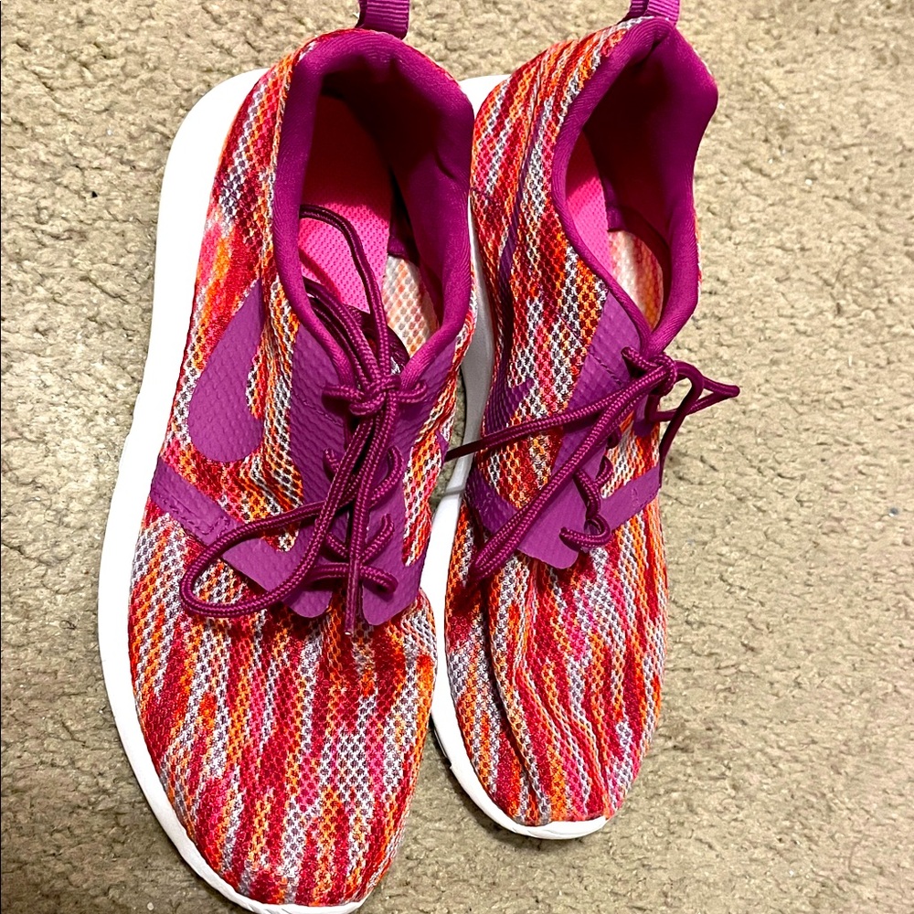 Nike Pink and Orange Women's Sneakers
